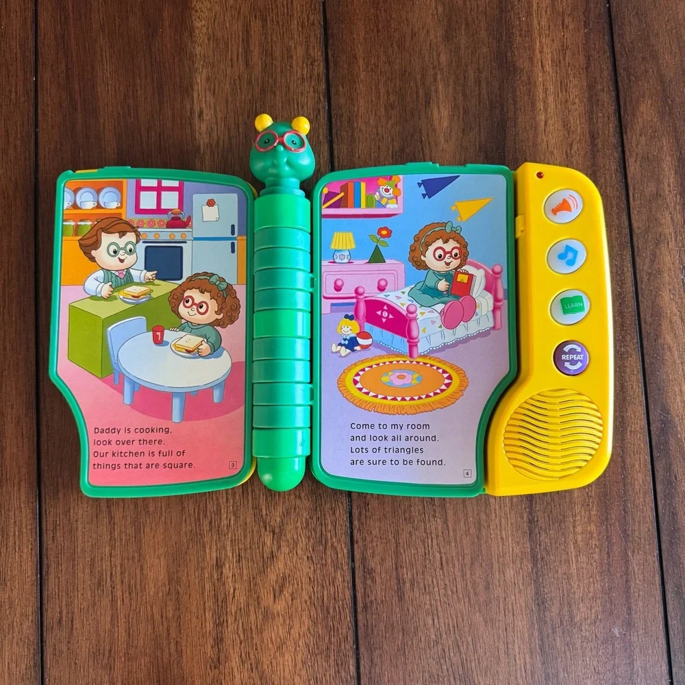 Vintage 2001 Fisher Price Little People “Shapes‎ in our House” Electronic Book